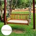 Bench Seat Cushion Waterproof Garden Patio Outdoor Bench Cushions Swing Pads/Rocking Chair Cushion Thickened Sponge Filling Outdoor Cushion for Patio Furniture - Khaki