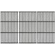 Grisun Grill Cooking Grates for Char Griller Smokin Champ 1733 and Chargriller 1722 Charcoal Grill Cast Iron Smoker Replacement Grate Parts Horizontal Smoker Grates for Chargriller 3Pack