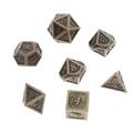 7 Pieces Polyhedral Dices Multi-sided Digital Dices Board Game Role Playing Game Prop D4 D6 D8 D10 D10 D12 D20