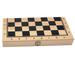 Deluxe 29 x Wooden Travel Chess Set with Folding Chess Board Educational Toys for Kids and Adults - 3 in 1 Chess Checker Backgammon Board Games 29x29cm