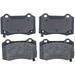 Rear Brake Pad Set - Compatible with 2004 - 2007 2009 - 2014 2016 - 2019 Cadillac CTS V 2005 2006 2010 2011 2012 2013 2017 2018