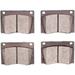 Front Brake Pad Set - Compatible with 1963 - 1967 Mercedes-Benz 230SL 1964 1965 1966