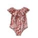 IROINNID Toddler Girls Cute Polka Dots Print Ruffles One-piece Swimsuit