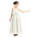 Ekidsbridal A-Line Ruffle Chiffon Flower Girl Dresses Junior Bridesmaid Gown for Wedding Ceremony 192 6