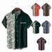 Mens Kids Crewneck Hawaiian Shirts Novelty Party Tops Plus Size Men