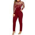 adviicd Jumpsuits For Women Dressy Wedding Jumpsuits for Women Casual Loose Batwing Sleeve Dressy Crewneck Rompers Long Pants Belted Wide Legs Overall L