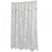 Deals Romantic Floral Curtain Kitchen Short Sheer Curtain for Bathroom Window Dining Room Cafe Balcony Home Decor Rod Pocket Voile Tulle 1 Piece 23.6 Inch Wide 35.4 Inch Long