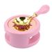 Wax Seal Kit Wax Seal Warmer Wax Seal Stamp Wax Seal Spoon Wax Seal Stamp Kit Wax Seal Furnace with Melting Spoon (Pink)