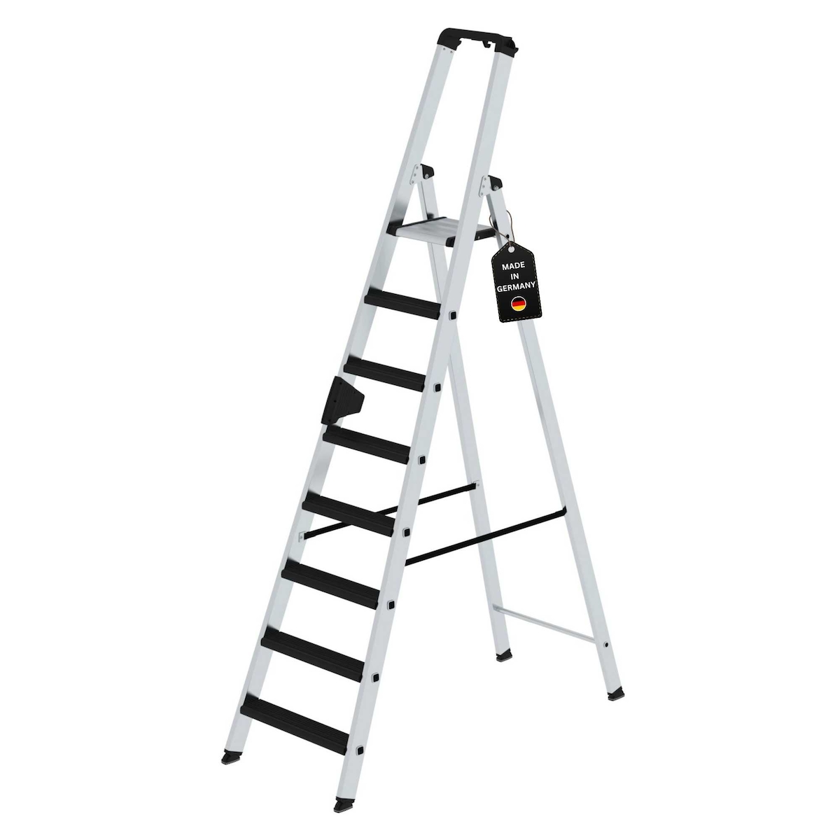 PROREGAL Stufen-Stehleiter einseitig begehbar mit clip-step relax 9 Stufen Image