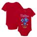 Infant Tiny Turnip Red Philadelphia Phillies Blooming Baseballs Bodysuit