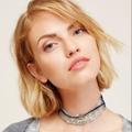 Free People Jewelry | Free People Rollin In The Deep Choker | Color: Blue/Silver | Size: Os