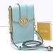 Michael Kors Bags | Michael Kors Carmen Small North South Xbody Fair Aqua Signature Color | Color: Blue/Gold | Size: Small