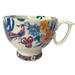 Anthropologie Dining | Anthropologie Dodi Cup Peacock Bird Water Color Floral Discontinued Stoneware | Color: Purple/White | Size: Os