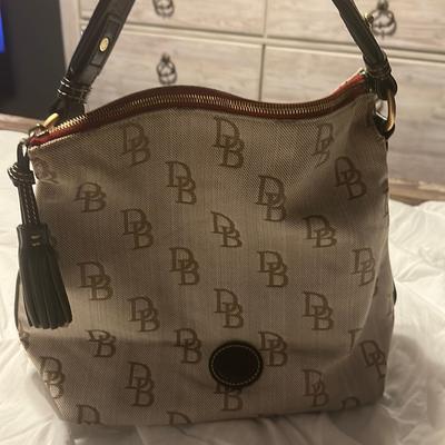 Dooney & Bourke Bags | Authentic Dooney And Burke Bag | Color: Cream/Red | Size: Os