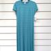 Lularoe Dresses | Lularoe Maxi Dress Maria Xs | Color: Blue/Green | Size: Xs