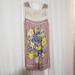 Free People Dresses | Free People Spring Floral Sleeveless Tunic Dress Lightweight Crochet Size Xs | Color: Blue/Yellow | Size: Xs