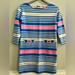 Lilly Pulitzer Dresses | Brand New!! Lilly Pulitzer Lena Dress Lapis Blue Tiki Stripe Size Xxs $158 | Color: Blue/Gold/Pink/White | Size: Xxs