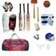 13PC MAXX Professional Quality Adult Cricket Set with Bat, Pads Leg Guard, Gloves with wheeled kit bag (Right Handed, 2.9 LB)