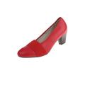 Pumps NATURAL FEET "Janine" Gr. 38, rot Damen Schuhe Elegante Pumps aus echtem Hirschleder
