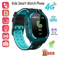 Montre intelligente étanche pour enfants GPS HD appel message vocal haute qualité