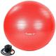 Movit® Gymnastikball - 75 cm, mit Pumpe, Maßband, bis 500 kg, für Training, Büro, Groß, Aufblasbar,