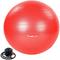 Movit - Gymnastikball mit Fußpumpe, 55 cm, rot