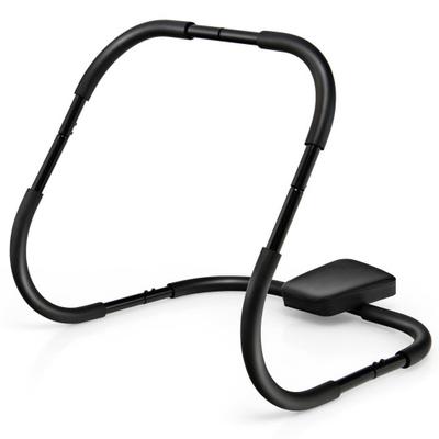Costway Portable AB Trainer Fitness Crunch Workout Exerciser with Headrest-Black