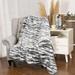 Home Soft Things Jacquard Faux Fur Throw