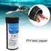 Dezsed 7 In 1 Water Quality Test Paper Swimming Pool PH Test Strip Pool Test Strip Drinking Water Chemistry Test 50PCS on Clearance Multicolour