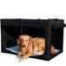 Tucker Murphy Pet™ Cozzi Soft-Sided Dog Crate Polyester in Black | 23 H x 24 W x 35.5 D in | Wayfair 707B6B83F2014D68A55BFB61BF605AA5