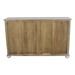 One Allium Way® Andreoni 65" Wide Solid Wood Sideboard Wood in Brown/White | 40.3 H x 65 W x 17.3 D in | Wayfair 673BE2ED9A344405AE9590E030BBAFAC