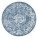 Blue/White 94 x 0.13 in Area Rug - Langley Street® Susan Oriental Blue Indoor/Outdoor Area Rug Polypropylene | 94 W x 0.13 D in | Wayfair