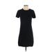 Banana Republic Factory Store Casual Dress - Shift: Black Solid Dresses - Women's Size Small