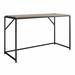 17 Stories Machias Desk Wood/Metal in Gray/Black | 29.49 H x 49.01 W x 20.43 D in | Wayfair A6930B1CC7E84D9F8E5258B2FB892755