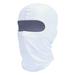 Fuinloth Balaclava Ski Mask UV Protector Cooling Motorcycle Neck Gaiter Scarf for Men/Women White
