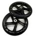 2 Pieces Scooter Wheel 200 mm PU Material Wheel Thickness 30 mm ABEC-7 Bearing Scooter Accessories Transparent Black