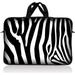 LSS 15.6 inch Laptop Sleeve Bag Carrying Case Pouch with Handle for 14 15 15.4 15.6 Apple Macbook GW Acer Asus Dell Hp Sony Toshiba Zebra Print