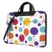 Multicolored Dot Print Laptop Bag 13 inch Laptop or Tablet Business Casual Laptop Bag