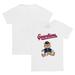 Toddler Tiny Turnip White Cleveland Guardians Teddy Boy T-Shirt