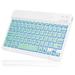 UX030 Lightweight Ergonomic Keyboard with Background RGB Light Multi Device slim Rechargeable Keyboard Bluetooth 5.1 and 2.4GHz Stable Connection Keyboard for Lenovo Legion 7 16 Gaming Laptop