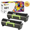 Toner Bank Compatible Lexmark 601 60F1000 High Yield Black Laser Toner Cartridge for use in MX310dn MX410de MX510de MX511de MX511dhe MX511dte MX610de MX611de MX611dhe & MX611dte