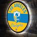 Los Angeles Chargers 23" LED Retro Logo Round Wall Sign