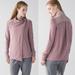 Lululemon Athletica Sweaters | Lululemon Coast Wrap Sweater Cardigan Heathered Mod Chalky Rose | Color: Pink | Size: 4