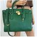 Michael Kors Bags | Michael Kors Green Hamilton Large Traveler Bag-New With Detached Tags | Color: Gold/Green | Size: Os