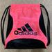 Adidas Bags | Adidas Drawstring Bag Backpack Pink Black | Color: Black/Pink | Size: Os