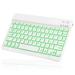 UX030 Lightweight Ergonomic Keyboard with Background RGB Light Multi Device slim Rechargeable Keyboard Bluetooth 5.1 and 2.4GHz Stable Connection Keyboard for Lenovo IdeaPad 3 Laptop