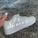 Nike Shoes | Custom Air Force Ones- Reflective Flame, Boys Size 5y/Women’s 6.5 | Color: White | Size: 6.5