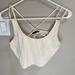 American Eagle Outfitters Tops | American Eagle Women’s Crop Top, Cream Colored, Size Medium | Color: Cream | Size: M