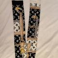 Louis Vuitton Accessories | Authentic Louis Vuitton Silk Scarf | Color: Black/White | Size: Os