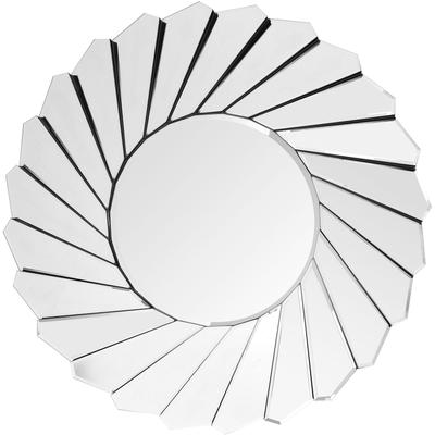 Wandspiegel KAYOOM "Zeus 510", silber (silberfarben), B:80cm H:80cm, Spiegelglas, Metall, Spiegel Image